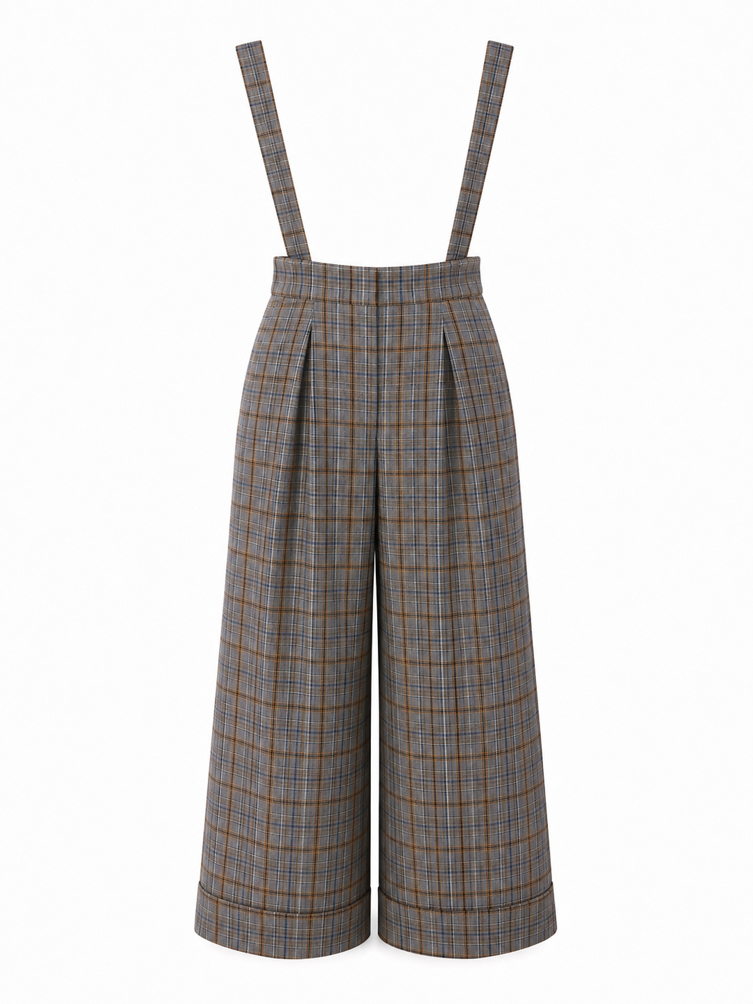 Académia Checkered Trousers Grey/Blue/Camel