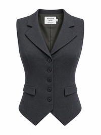 Veston Peaky Bleu texturé avec col