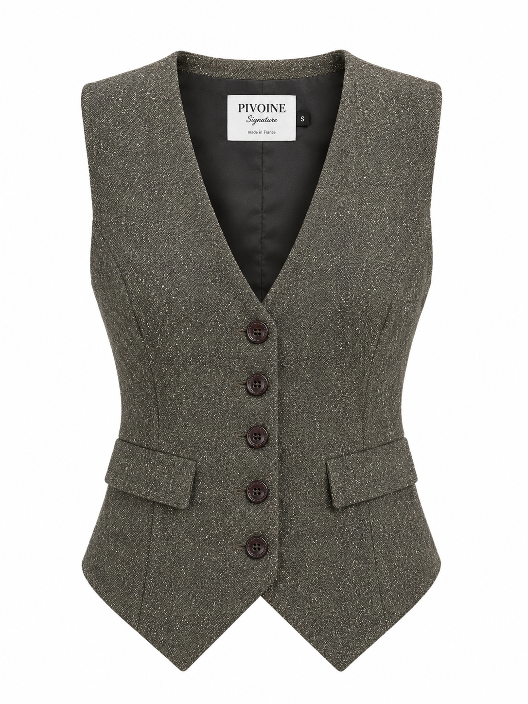 Veston Peaky Kaki Chiné