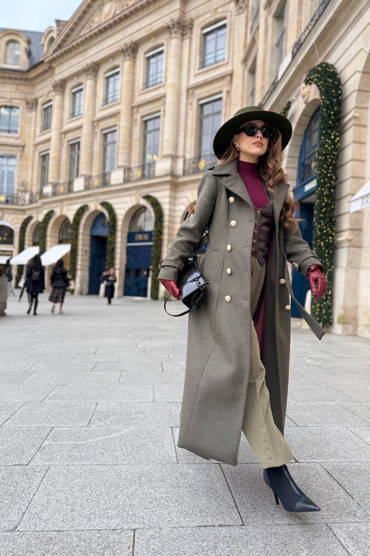 Polly Khaki Coat