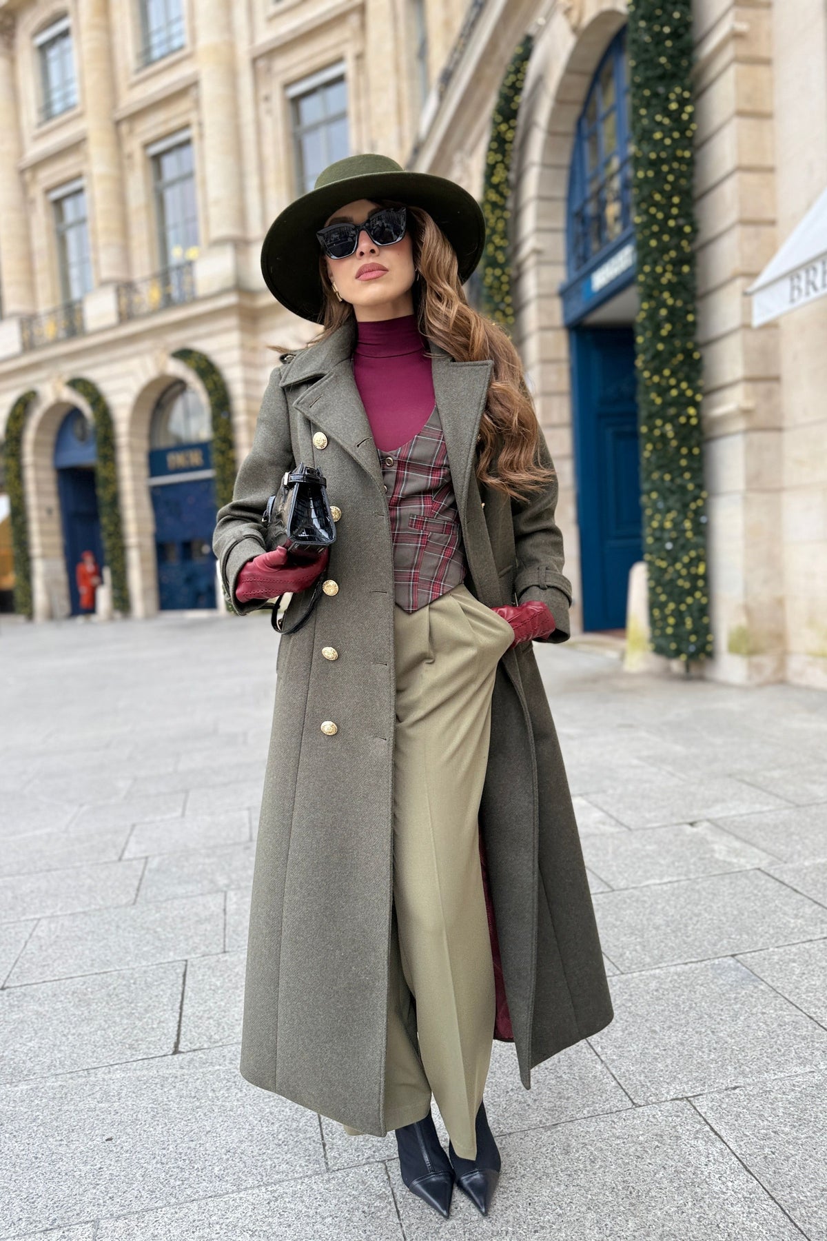 Polly Khaki Coat