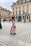 Manteau Prince de Galles Bordeaux