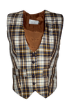 Veston Académia carreaux Beige/Camel/Bleu Marine