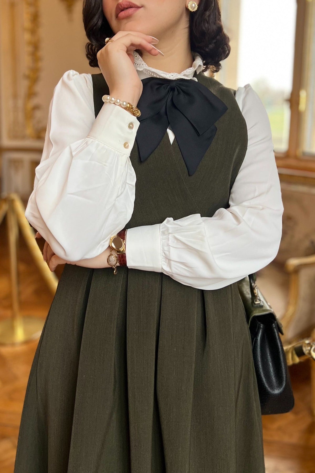 Charlotte Dress Khaki