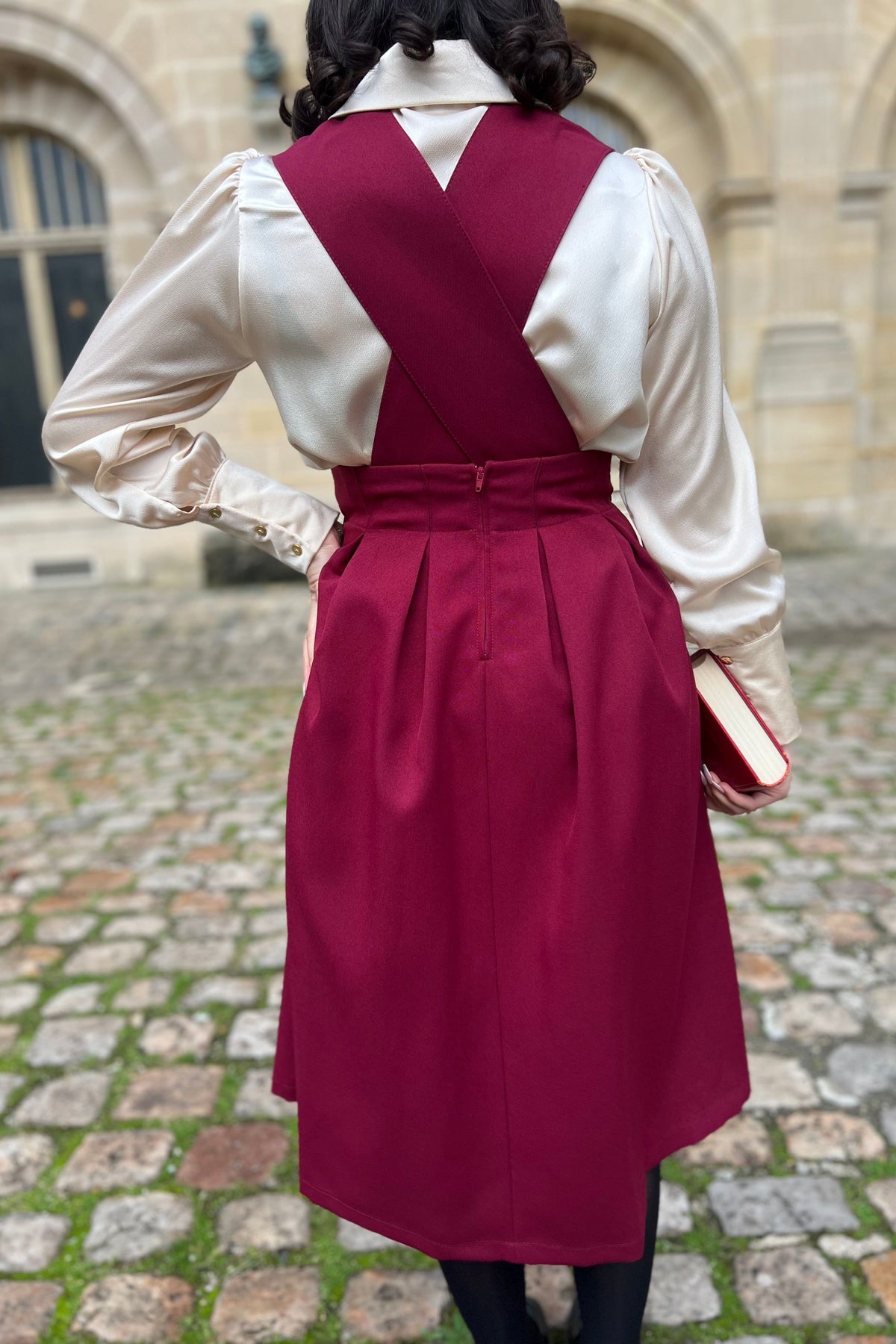 Charlotte Burgundy Dress