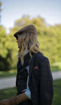 Paddington Check Jacket Blue/Camel