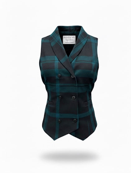 Veston Paddington Carreaux Vert/ Noir