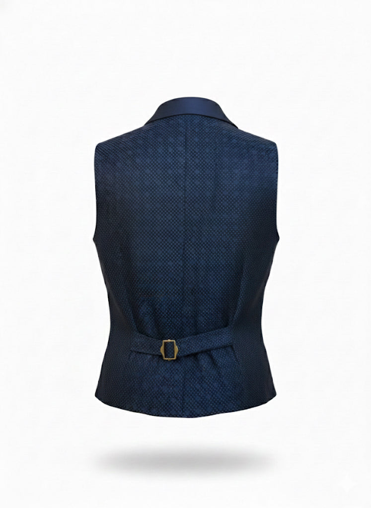 Veston Paddington Pied de Poule Bleu