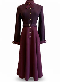 Robe Mia Bordeaux