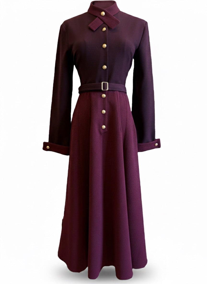 Robe Mia Bordeaux