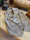Veston Académia Prince de Galles Beige/Camel