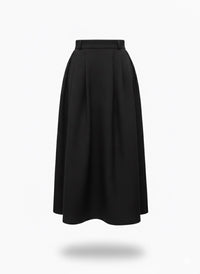 Jupe Audrey Noir Texturé