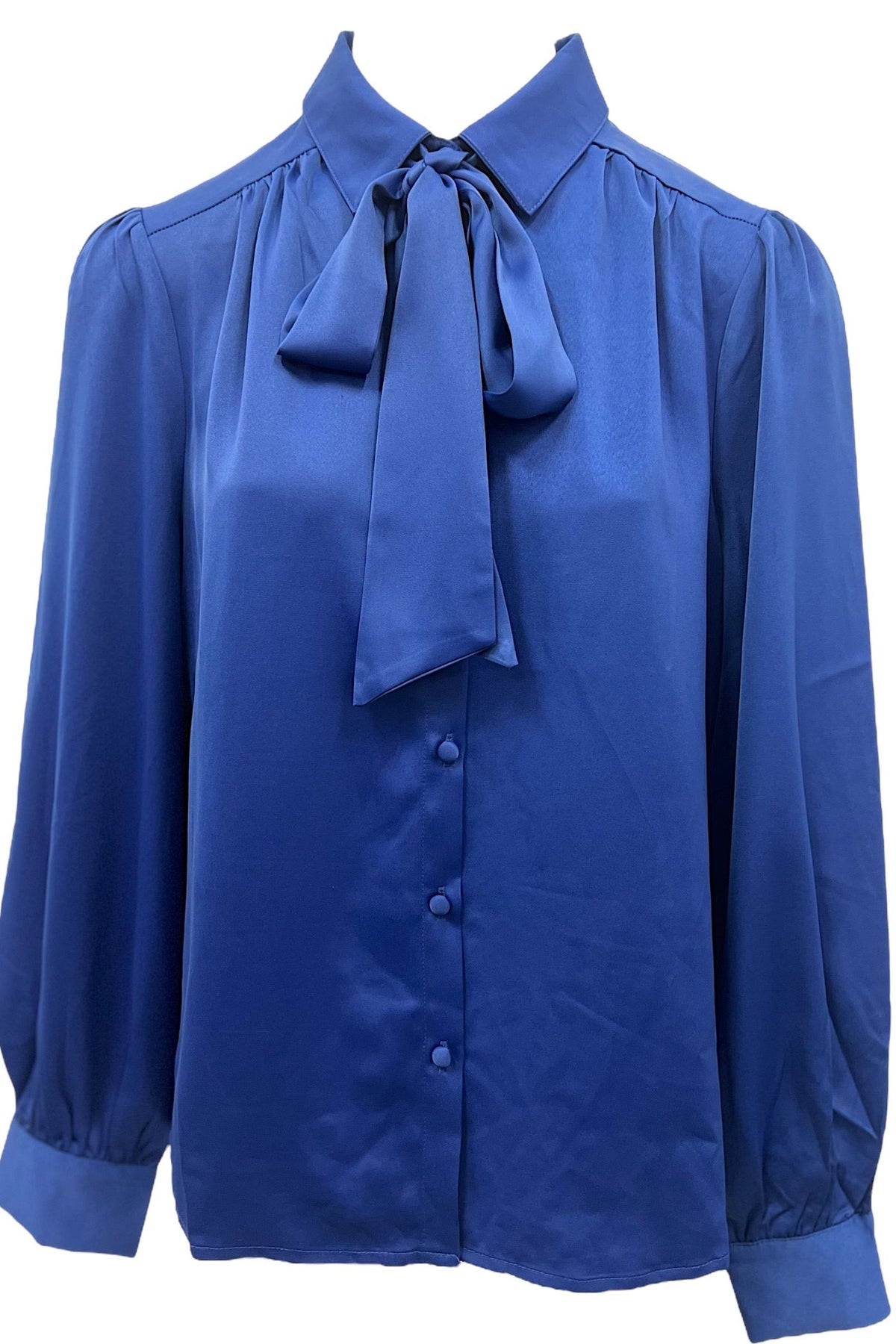 Chemise Lavallière Bleu roi