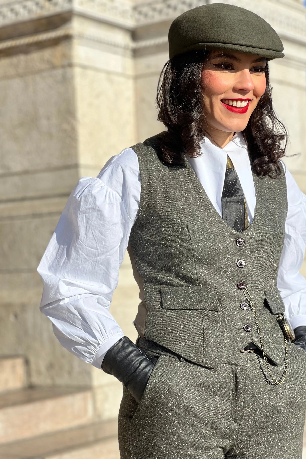 Veston Peaky Kaki Chiné