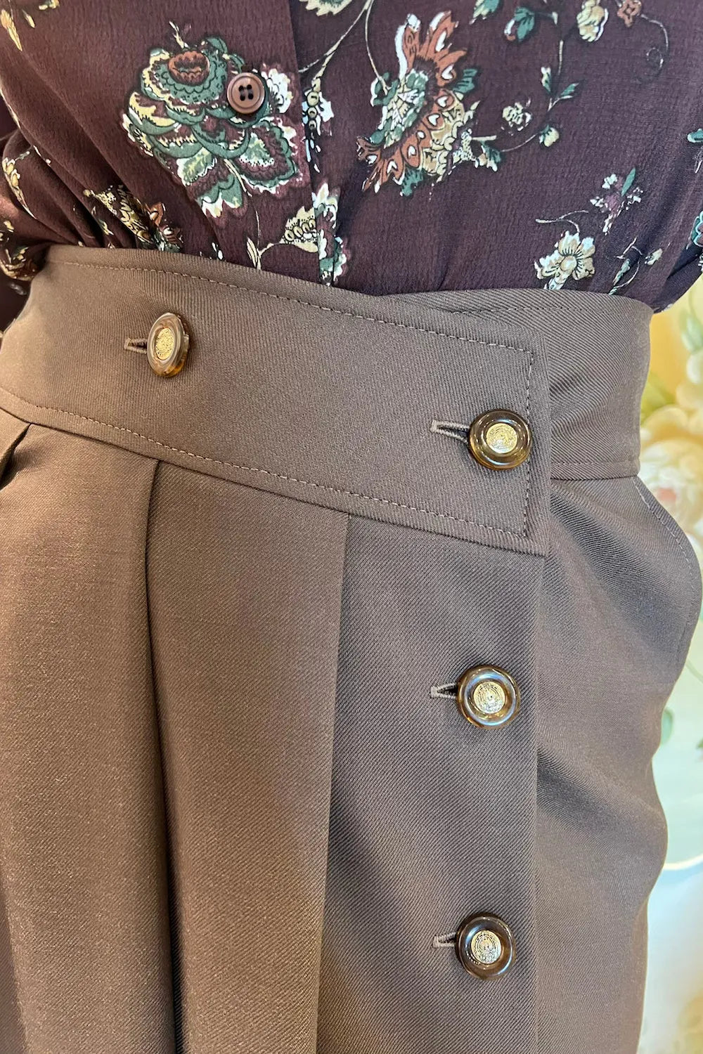 Jupe Hortense Marron