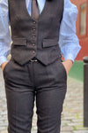 Veston Peaky Marron chiné