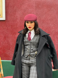 Beret Peaky Bordeaux