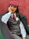 Beret Peaky Bordeaux