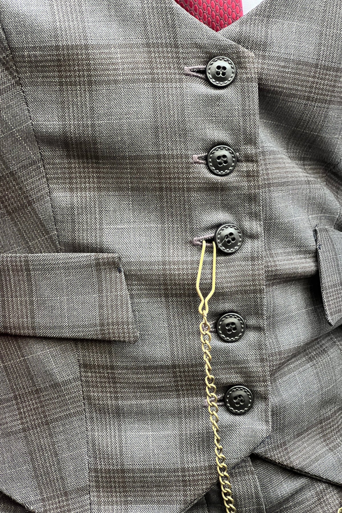 Peaky Checked Jacket Black/gray