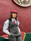 Beret Peaky Bordeaux