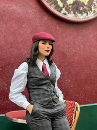 Beret Peaky Bordeaux