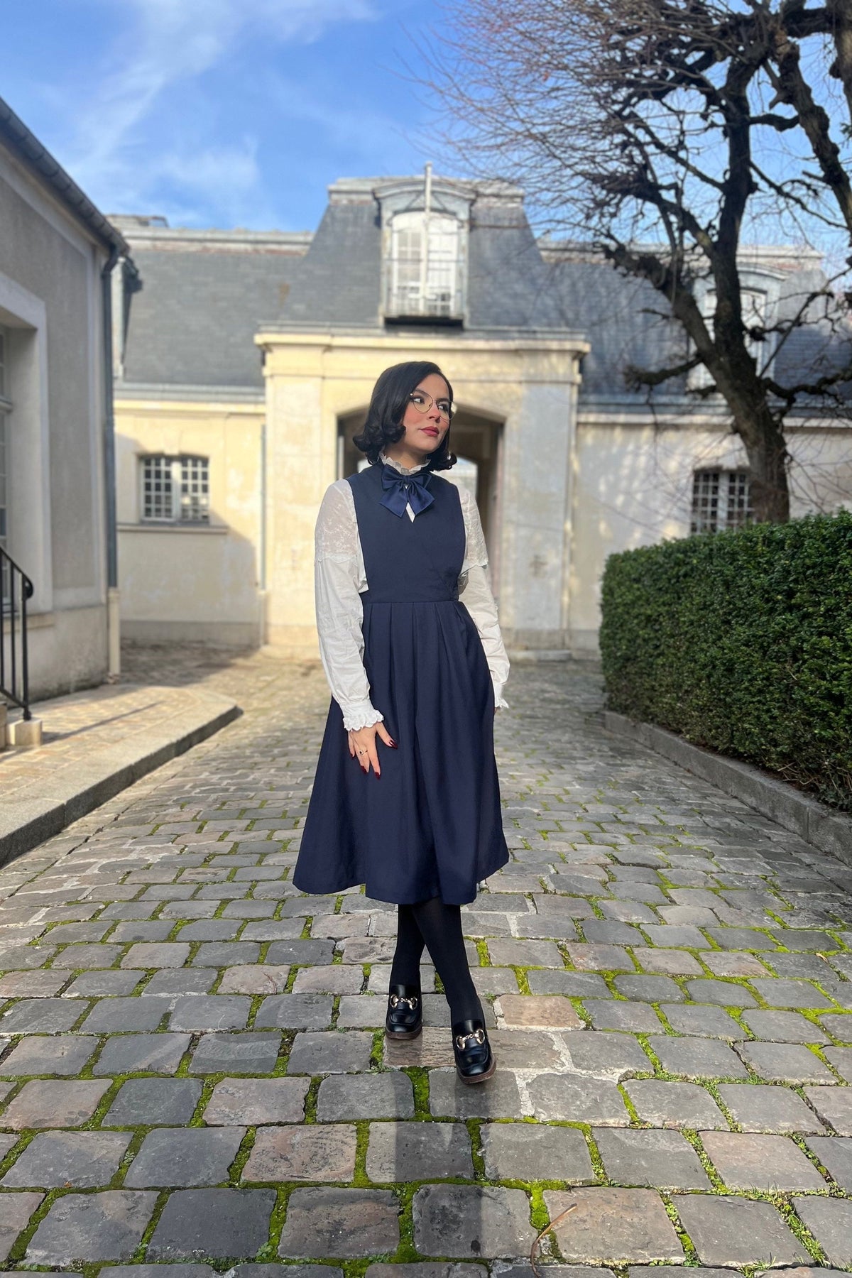 Charlotte Navy Blue Dress