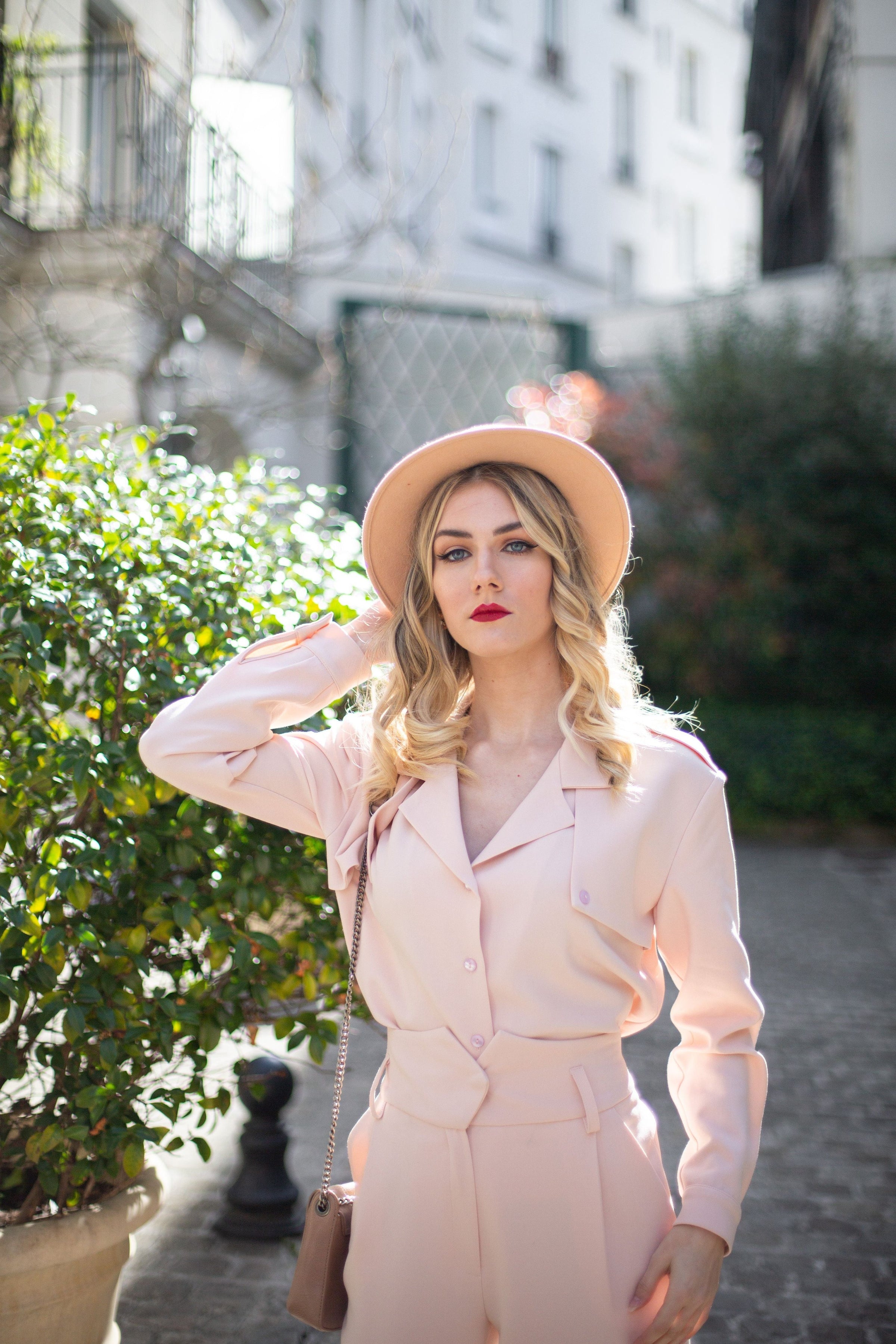 Pantalon 80’S Rose Poudré
