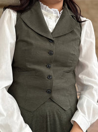 Green Textured Peaky Jacket
