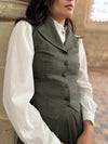 Green Textured Peaky Jacket
