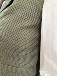 Green Textured Peaky Jacket
