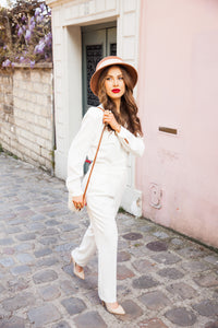 Pantalon 80’S Ivoire