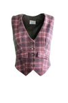 Veston Académia Carreaux Rose/Grise