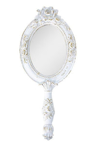 Miroir à main Blanc