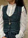 Green Textured Peaky Jacket