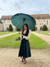 Academia Tartan Skirt in Fir Green