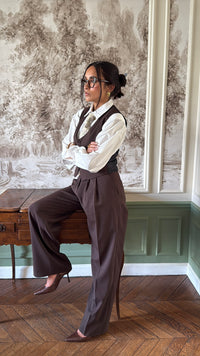 Pantalon Tailoring Marron