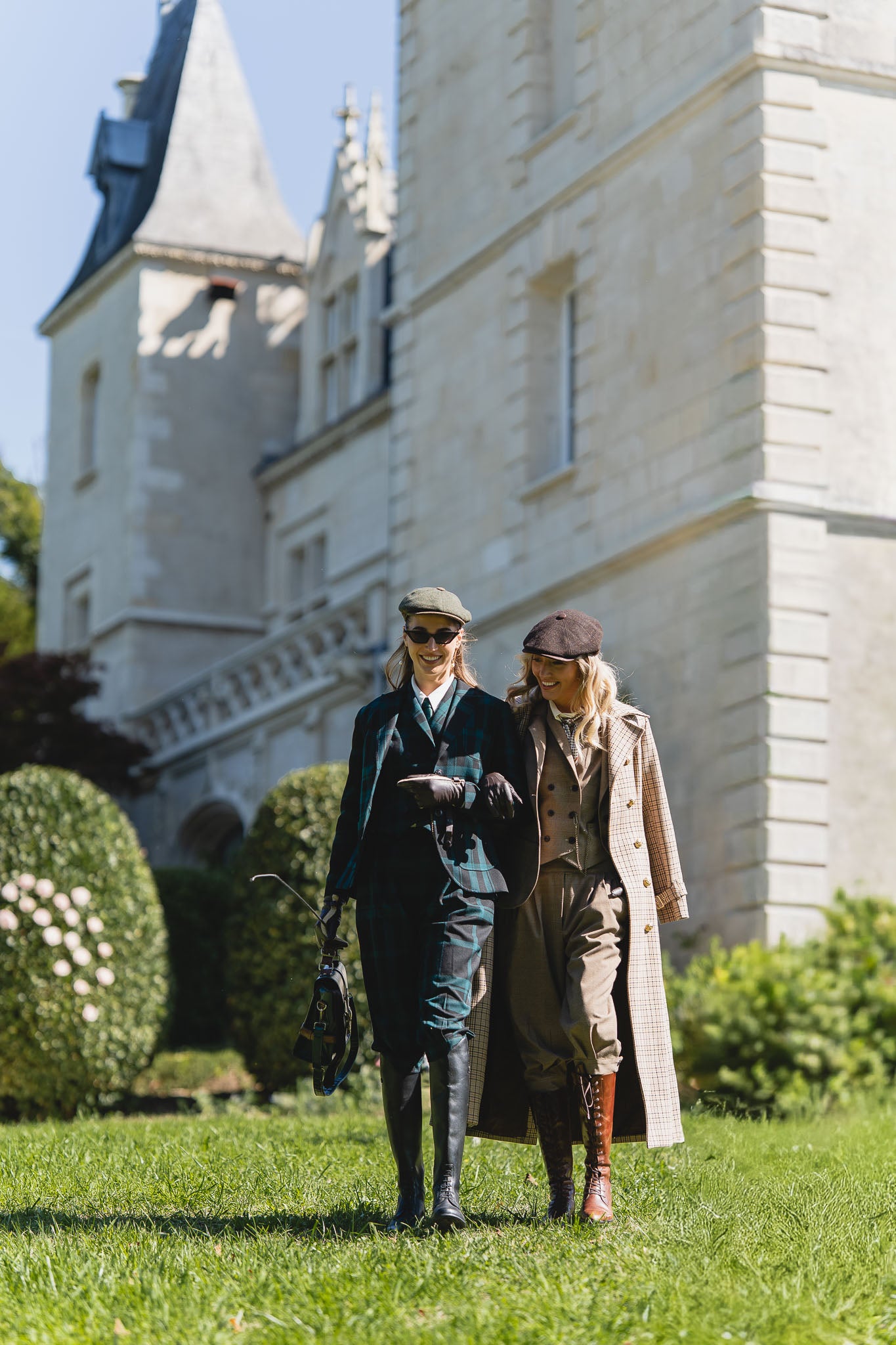 Pantalon Paddington Carreaux Vert/ Noir