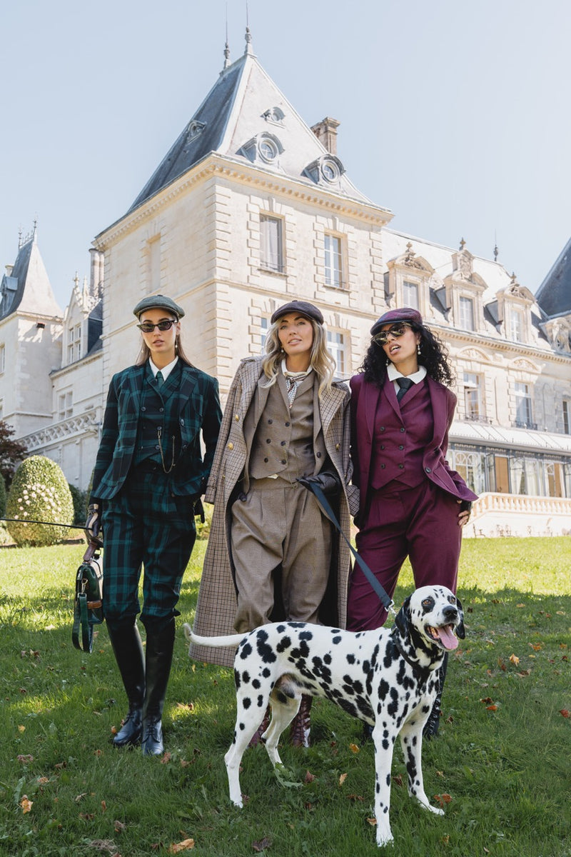 Veste Paddington Carreaux Vert/ Noir