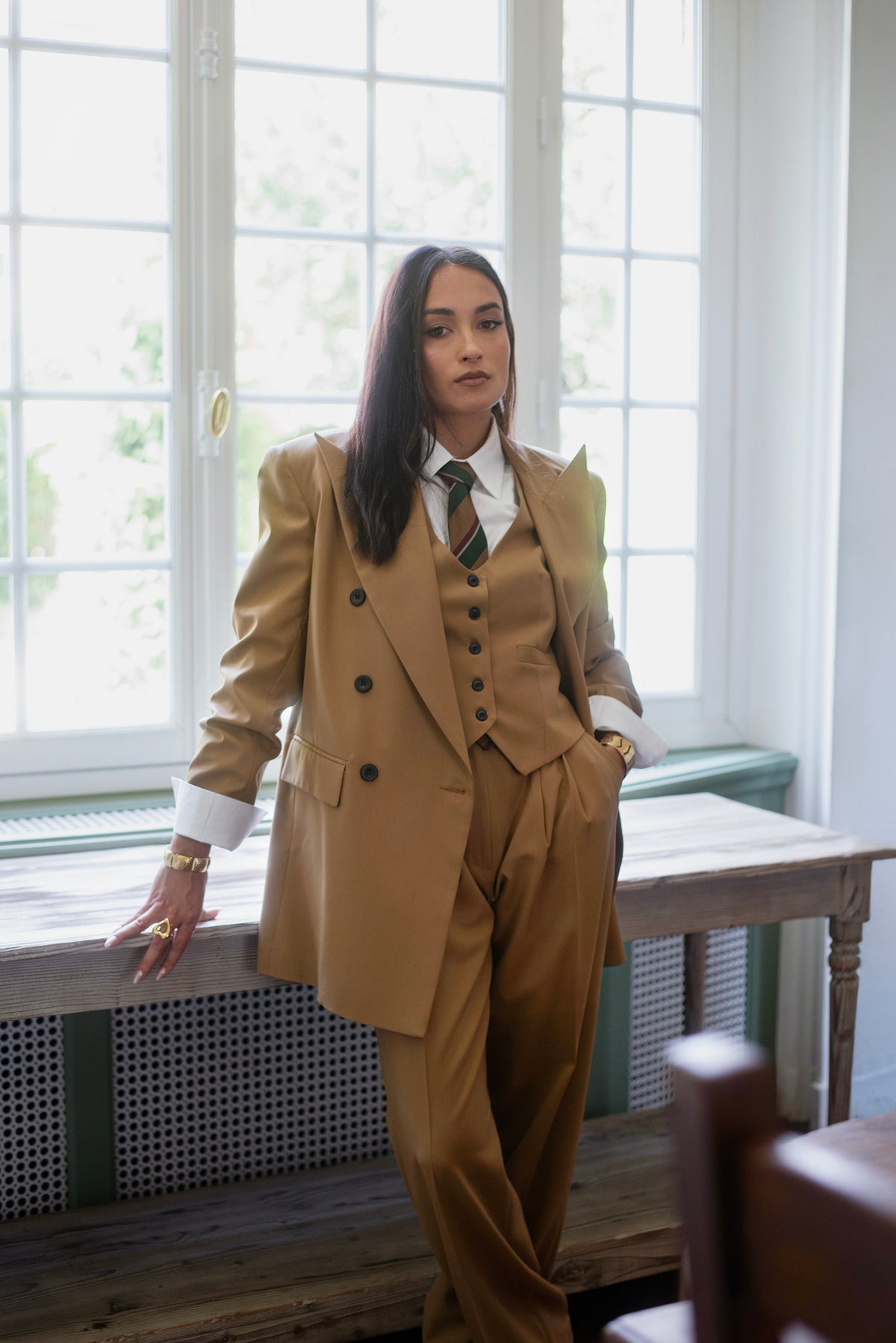 Veste Tailoring Camel