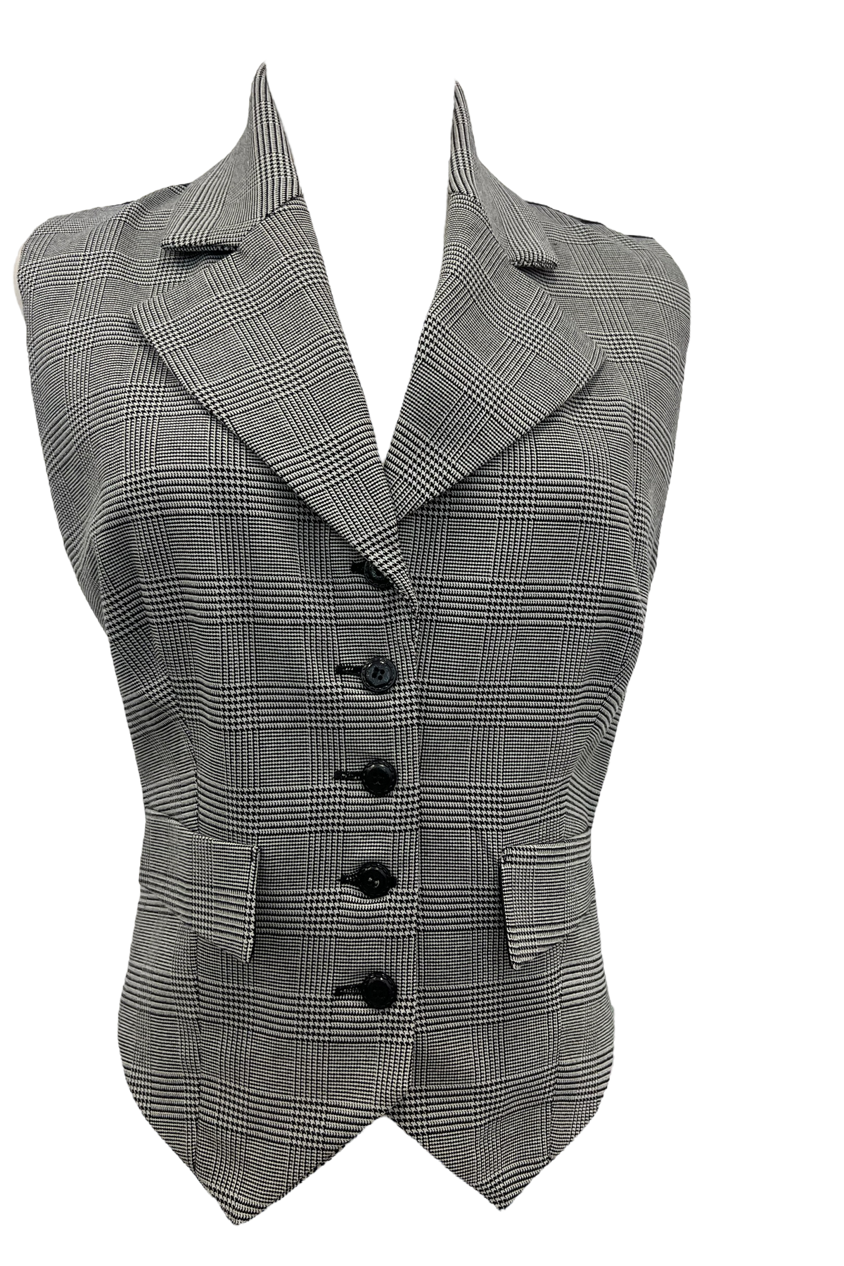 Peaky Prince of Wales Jacket Black and White