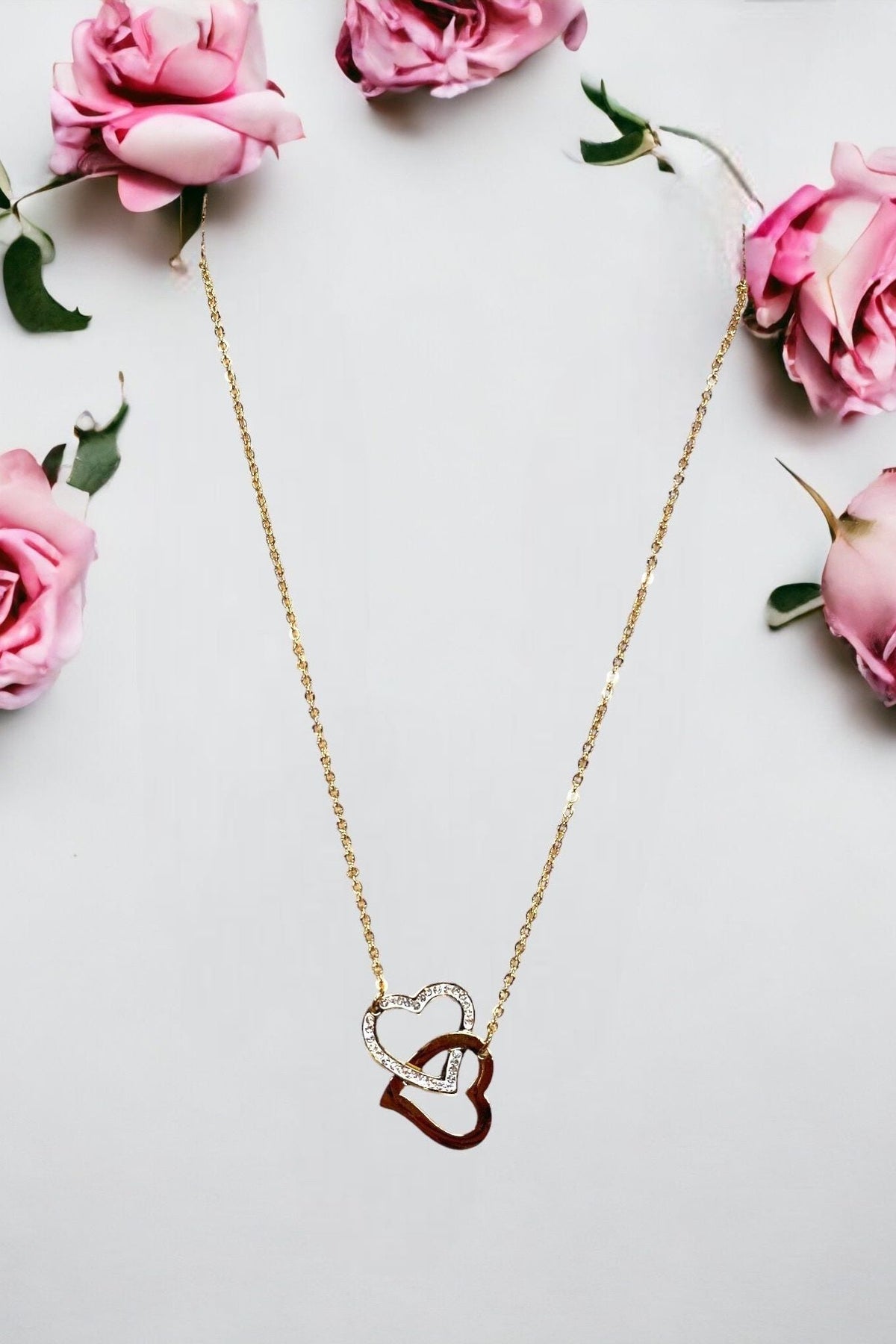 Collier Double Coeur