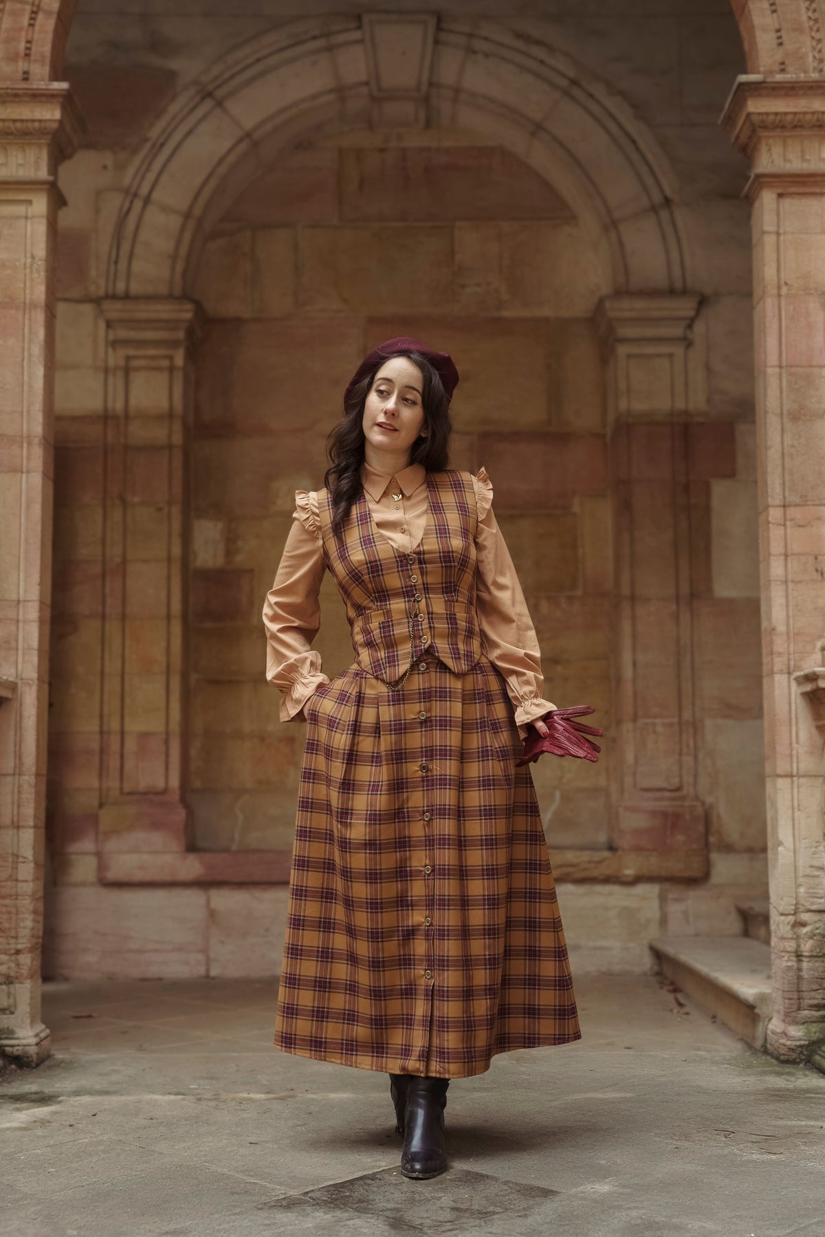 Academia Navy Blue Skirt