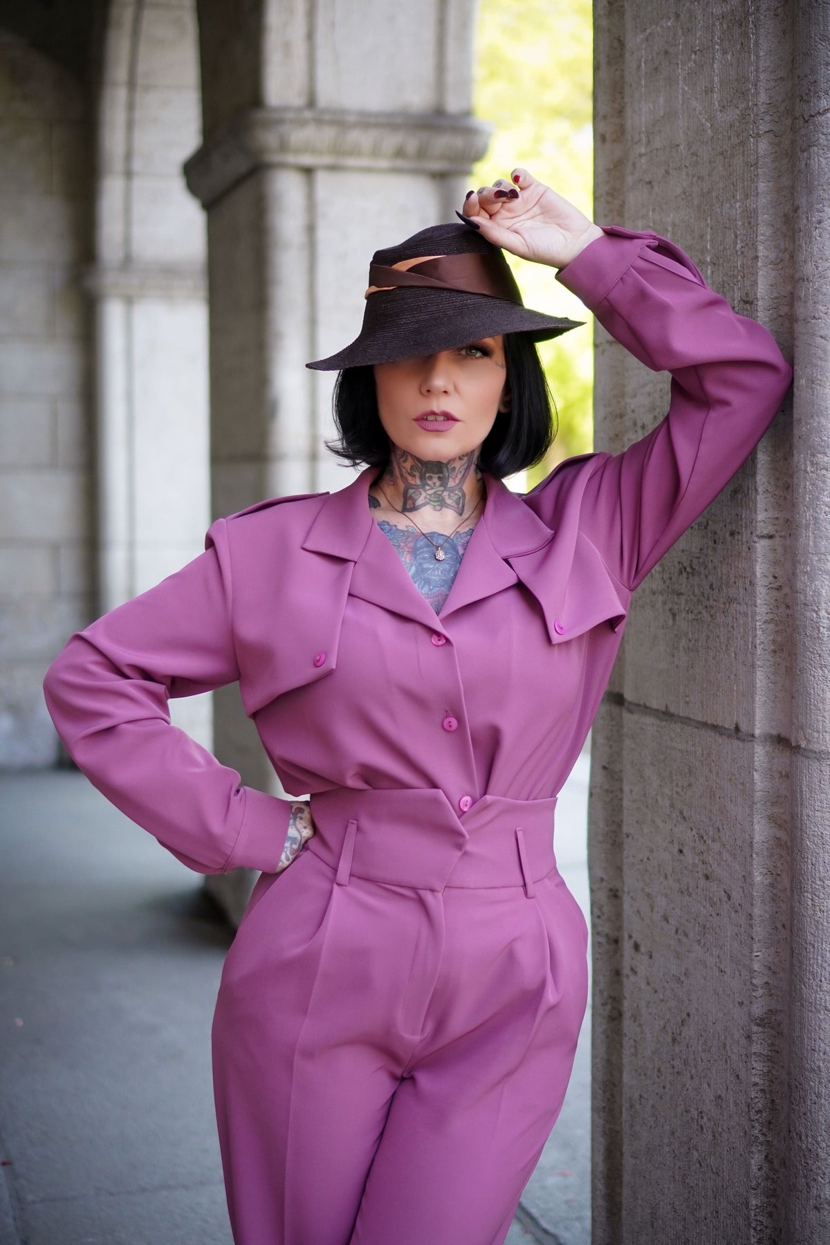 Chemise 80’S Vieux Rose