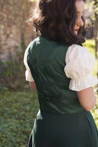 Veston Peaky Vert Sapin motifs Avec Col