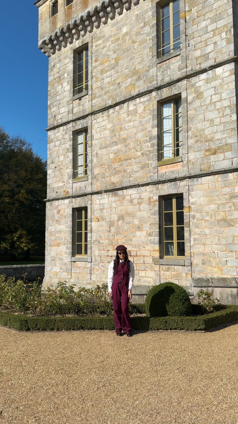 Veston Paddington Pied de Poule Bordeaux