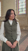 Green Textured Peaky Jacket