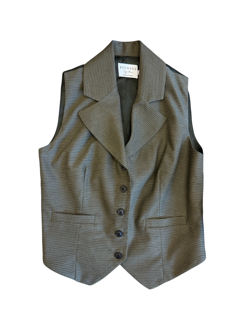 Green Textured Peaky Jacket