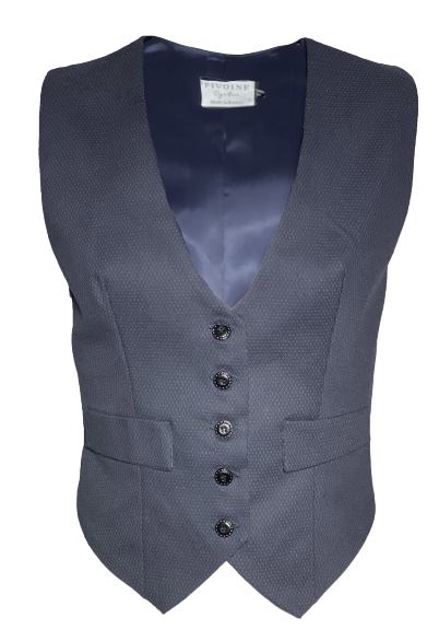 Veston Académia Bleu texturé Coton